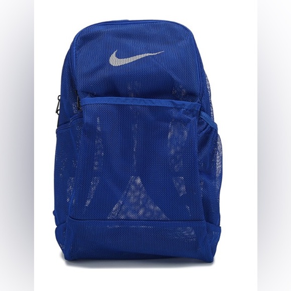 blue mesh nike backpack 3 Brand – Navy – 30L this backpack is a great choice for athletes who need a reliable and functional bag Nike Brasilia Mesh 9.0 Backpack